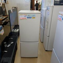 MITSUBISHI 2ドア冷蔵庫 MR-P15H-W 146L 2022年製 ホワイト  動作確認済み【浜村鹿野温泉ICから3分 買取本舗、 宮本リサイクル 営業時間9～19時 定休日水曜のみ←連絡できませんm(_ _)m】の画像