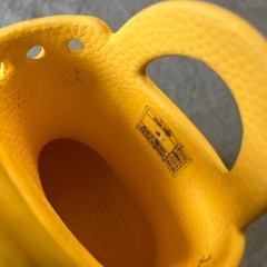 クロックス　レインブーツ　ハンドルイット　長靴　C8 15.5cm イエローの画像