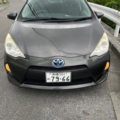 H24トヨタ アクア 車検付き ドラレコETCスマートキー