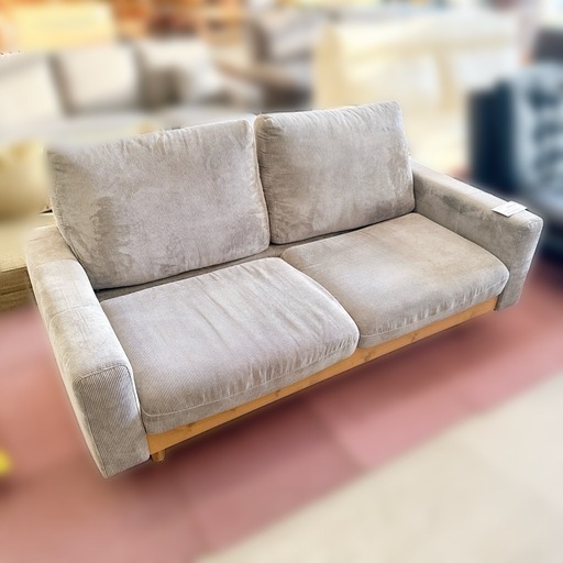 ニトリ 2人掛け ソファ グレー系