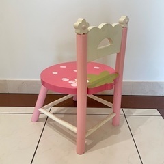 子供用椅子.木製の画像