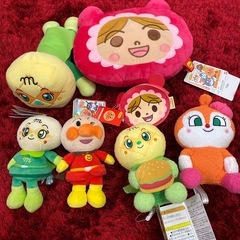 アンパンマン　ぬいぐるみセット！