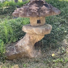 庭に灯籠風の石はいかがですか
