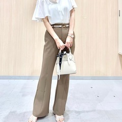 GU  カットソーフレアスラックス  　M