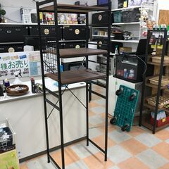 ★ジモティ割引あり★ラック 茶/黒 W(幅)60.0×D(奥行き...