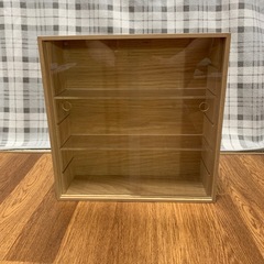 無印良品　木製コレクションスタンドの画像