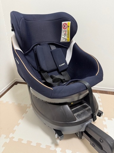 【美品】コンビ クルムーヴ スマート ISOFIX ネイビー チャイルドシート
