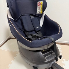 【美品】コンビ クルムーヴ スマート ISOFIX ネイビー チ...