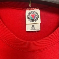 MUNSINGWEAR 赤 Tシャツ Mの画像