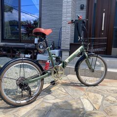 折りたたみ自転車 20インチの画像