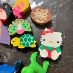 可愛い消しゴムセットの画像