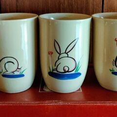 たち吉・湯呑5セットの画像