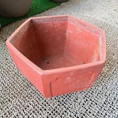 植木鉢(素焼き)①の画像