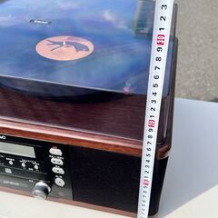 【419】【￥33000】レア　懐かし　レコードプレイヤー　カセットプレイヤー　TEAC　LP-R520　2018年の画像