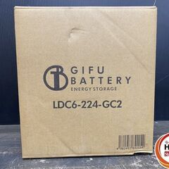 【引き取り限定】【未使用品】GB/GIFU  LDC6-224-GC2 バッテリー(2) ENERGY STORAGE 電圧:6V ※保管品のため外箱にイタミ有の画像