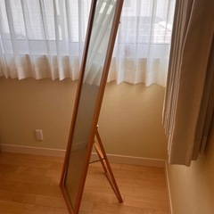 無印良品　自立式の鏡