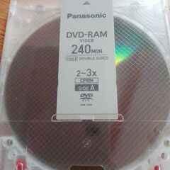 パナソニック　DVD RAM 3枚の画像