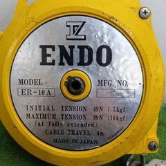ENDO ER-10A トルクリール ラチェット機能付き ①【野田愛宕店】【店頭取引限定】【中古】管理番号：IT7SFMSH86FUの画像