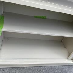 ★破棄期限近づき・大幅値下げ★【カウンター収納棚】コクヨ KOKUYO C0H-LM8F1 スチール製 幅1800 奥行460 高さ960 受付台 書類収納 オフィスラック ホワイト JOIFA606 品川 東五反田の画像