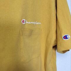 【未使用品】チャンピオンTシャツ(Lサイズ)マスタード色の画像