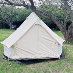 DANCHEL OUTDOOR コットンベルテント ワンポールテ...
