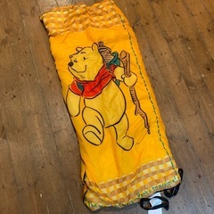 くまのプーさん　LOGOS  寝袋　スリーピングバッグ　Pooh...