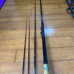 【値下げしました】黒鯛工房　リール　ヘチ竿　セットの画像