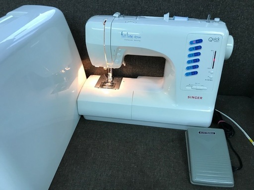 (決まりました)フット付★簡単★SINGER家庭用CPミシンfitline6700