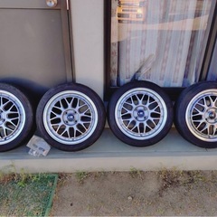 15インチアルミホイール 4本セット　タイヤ付き