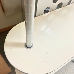 【無料】ニトリ　クリームホワイト ディスプレイラック おしゃれの画像