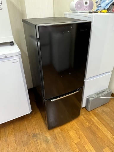 2ドア冷蔵庫 150L 2020年製 Hisense 100Lクラス HR-D15CB ブラック