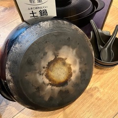 土鍋　ガス火の画像