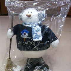 値下げしました！【長期保管品/未開封/訳アリ】■雪だるまの人形（...