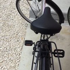 自転車と空気入れ