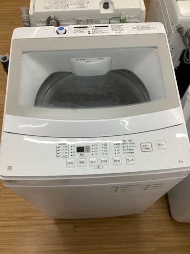 全自動洗濯機 ニトリ NTR60 6.0kg 2023年製 のご紹介‼︎