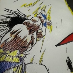 ドラゴンボール アートポスター A3 かめはめ波の画像