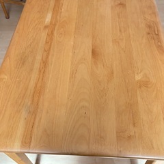 ダイニングテーブル　ISSEIKI 　木目調　の画像