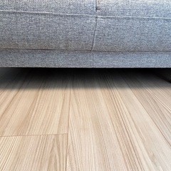 2人用布張りソファ  ニトリの画像