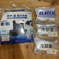 新品クールベスト替え用保冷パック付き