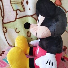 ミッキーマウス　ぬいぐるみの画像