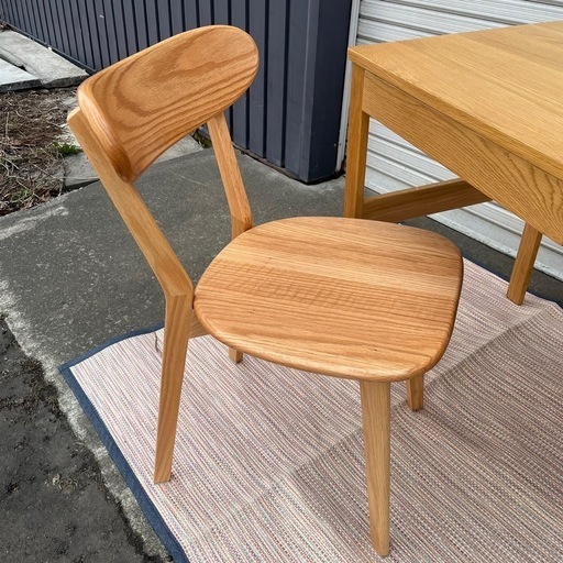 【美品】テーブル　学習机　デスク　鍵付き　椅子　家具　セット　チェア