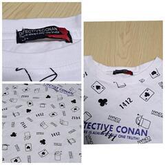 アニメ 名探偵コナン 半袖Tシャツ M トランプ&怪盗キッド柄の画像
