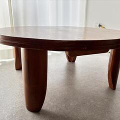 折りたたみ丸テーブルの画像