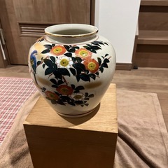 九谷焼花瓶　大