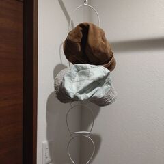 山崎実業　5連ジョイントハンガー　リングス白