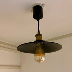 アンティーク風ペンダントライト（LEDエジソン電球付き）