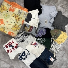 男の子 お洋服 半袖110長袖100 お昼寝布団カバー