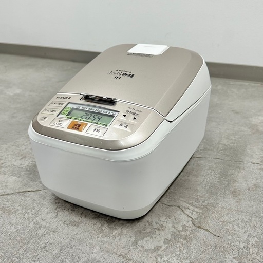 SNT413 HITACHI IH炊飯器 圧力＆スチーム RZ-TS105M 5.5合炊き 2023年製 中古品 日立