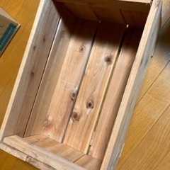 ハンドメイド　木箱　アンティーク風　収納