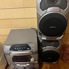 パナソニック　CDラジカセコンポ